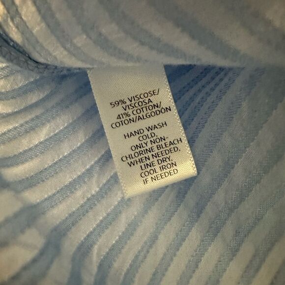 Loft Light Blue Tunic with Bell Sleeves Size XS - Picture 4 of 4